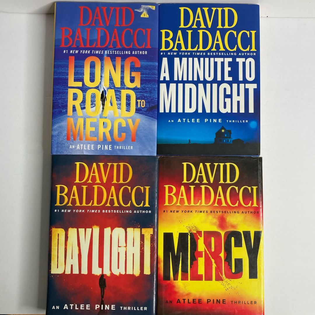 Bundle of 4 David Baldacci Atlee Pine Series