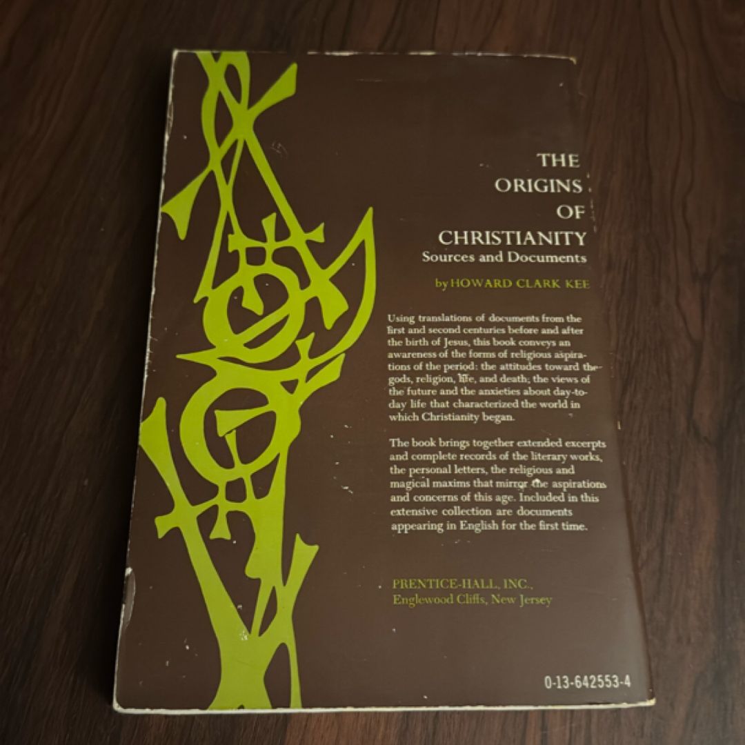 The Origins of Christianity