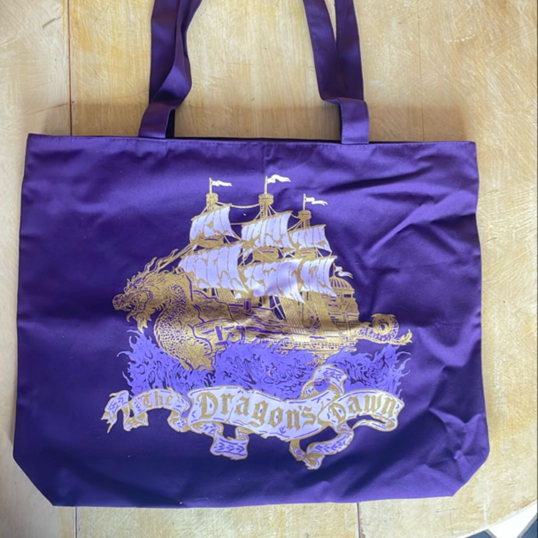 The dragon’s dawn tote bag 