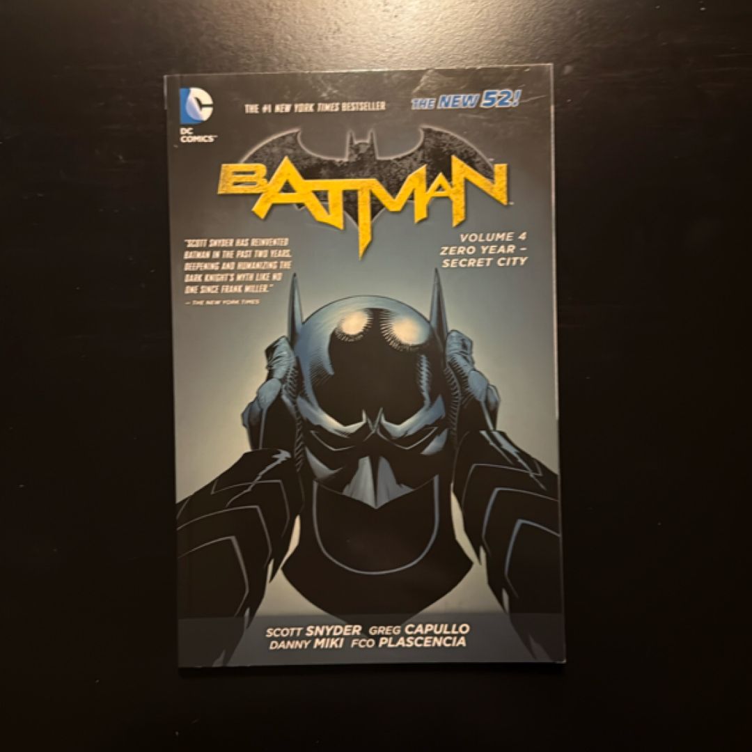 Batman Vol4 Zero Year Secret City New 52