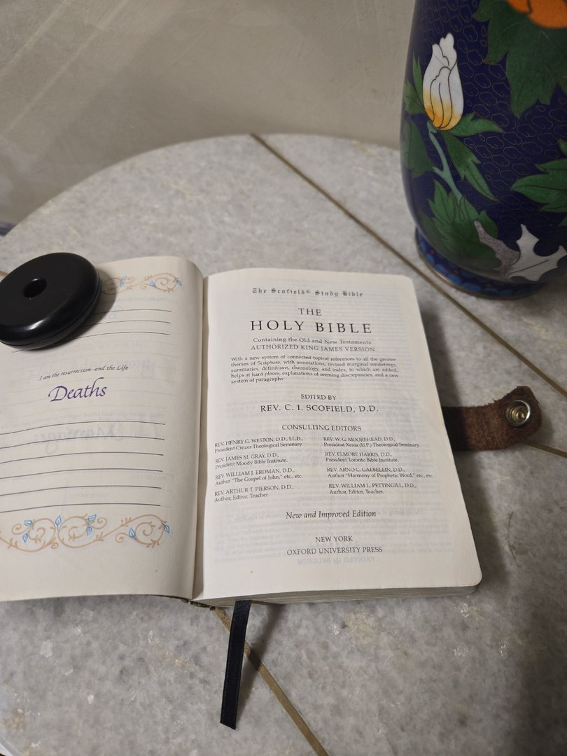 The Scofield Study Bible  Letter