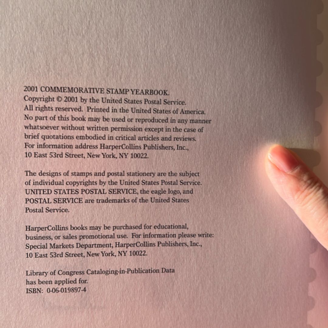 The 2001 Commemorative Stamp Yearbook