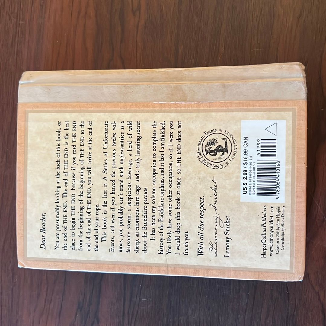 A Series of Unfortunate Events #13: the End