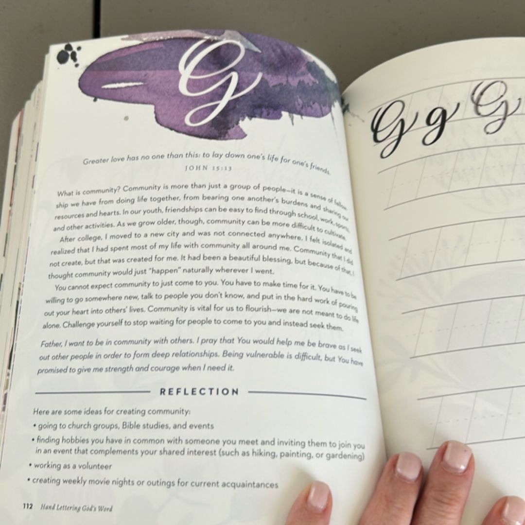Hand Lettering God's Word