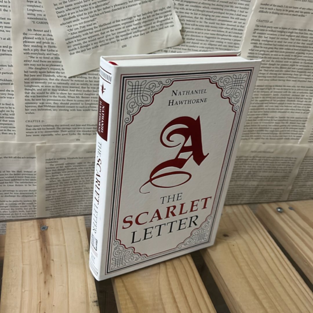 The Scarlet Letter, Nathaniel Hawthorne Classic Novel, (Hester Prynne, Adultery, Romantic Tragedy), Ribbon Page Marker, Perfect for Gifting