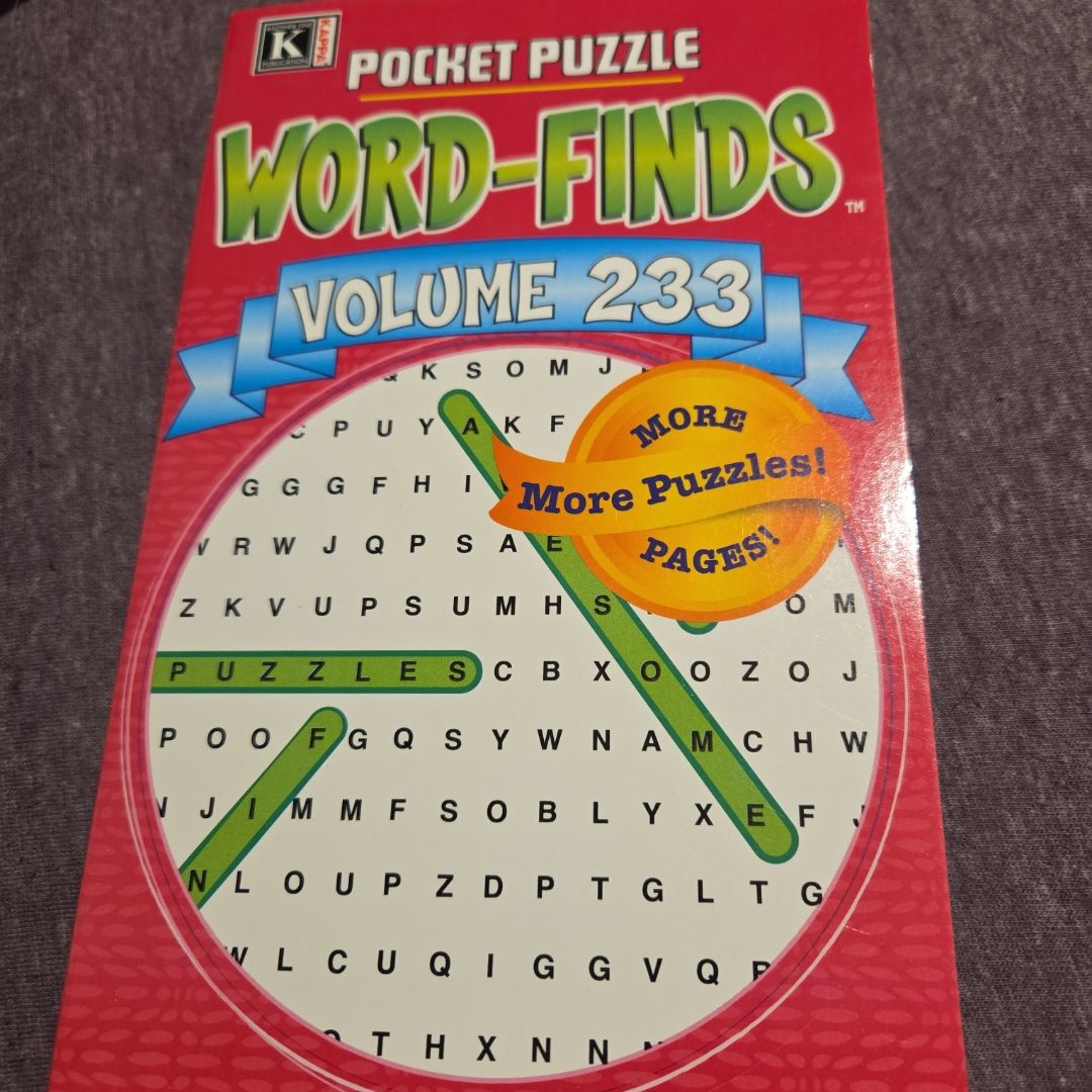 Pocket Puzzle: Word-Find (Vol. 233)