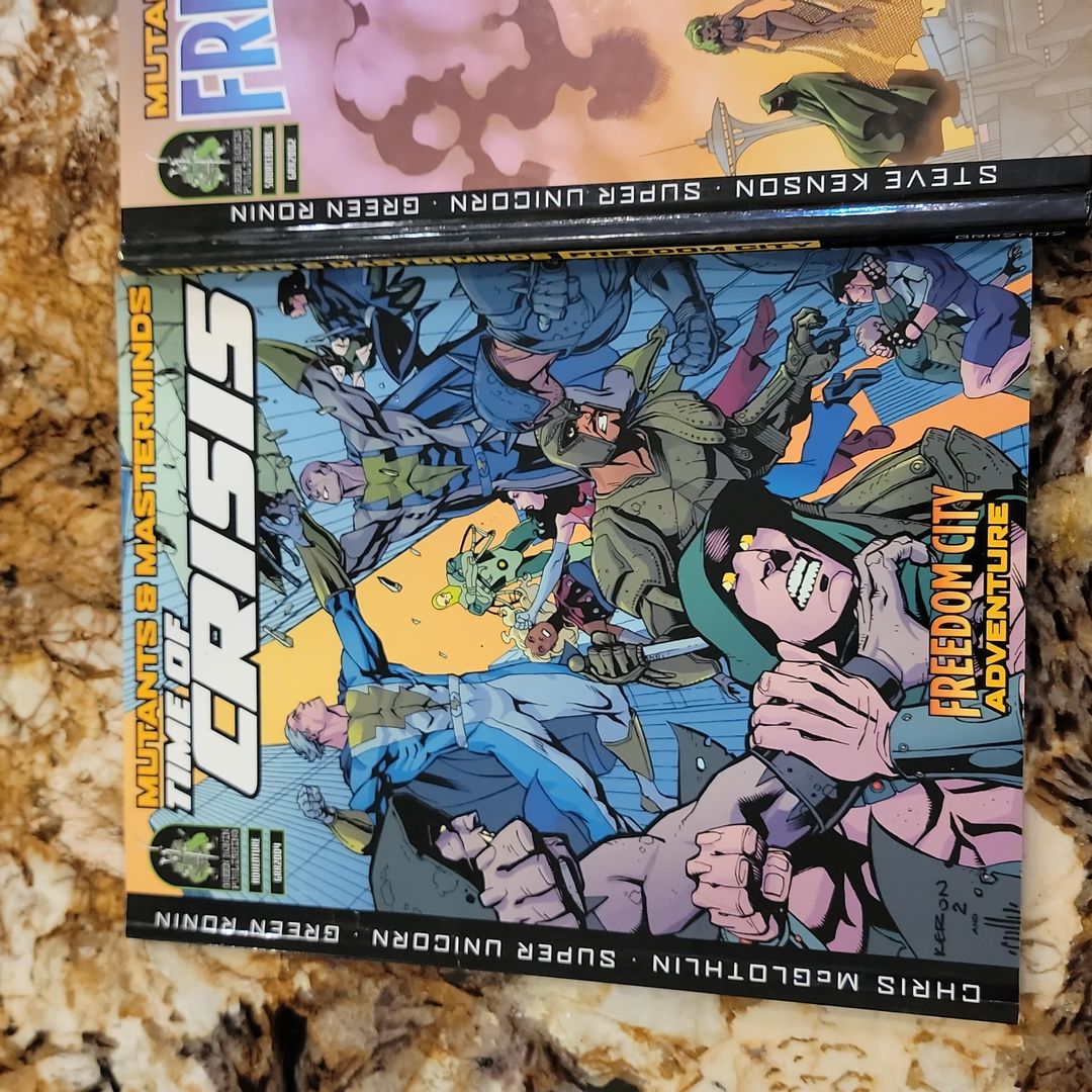 Mutants and masterminds - Time of Crisis. **Missing pages **  Freedom City. **Missing pages **