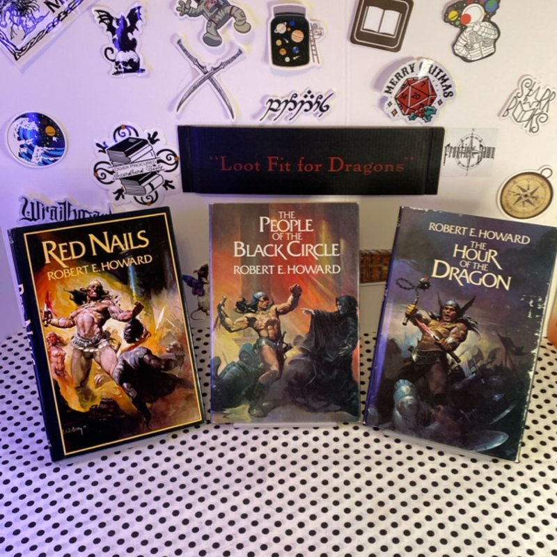 Lot of three BCE Conan hardcovers 