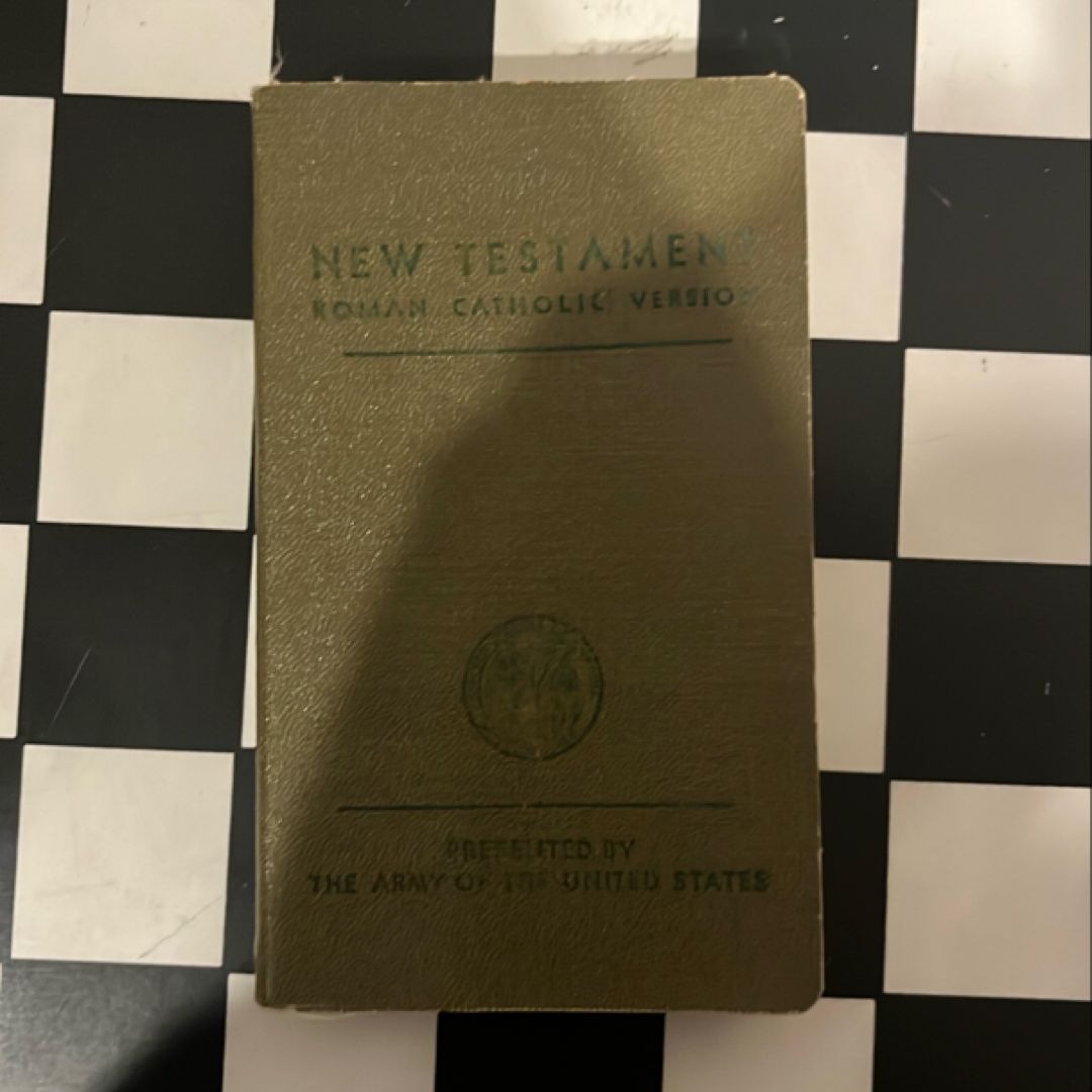 1941 WWII U.S. Army New Testament Roman Catholic Version
