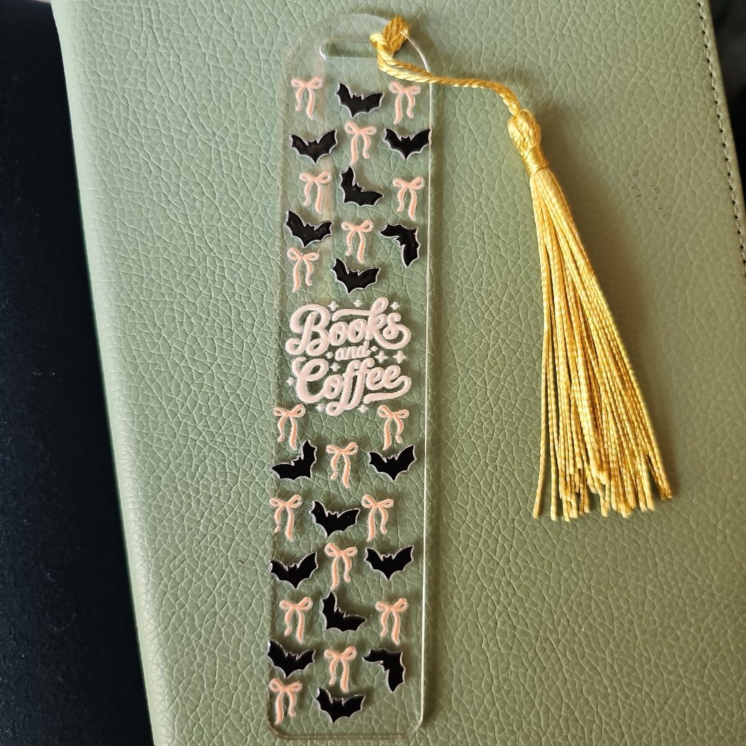 Fall Bookmark - "Books & Coffee"