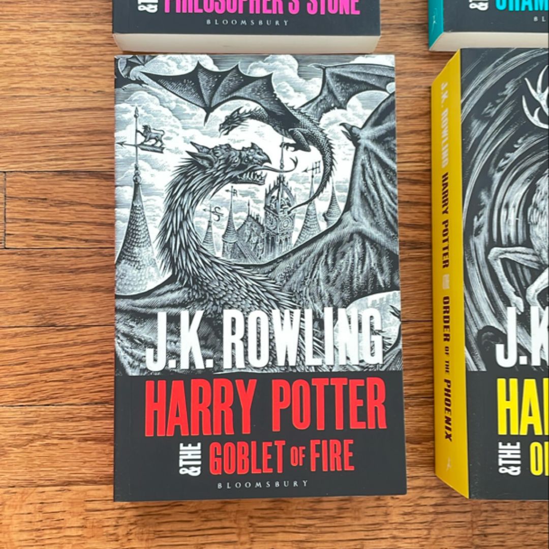 Harry Potter: The Complete Collection (Seven book set) (First UK paperback edition-first printing