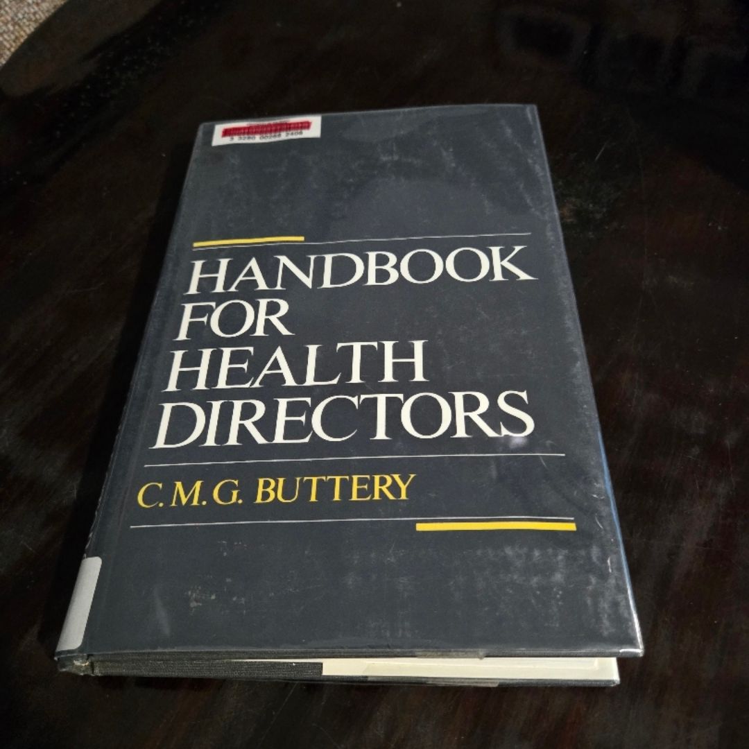 Handbook for Health Directors