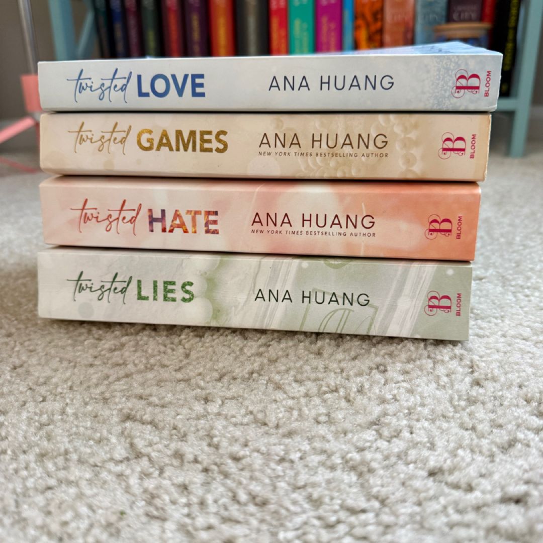 Twisted Series Ana Huang 4 Books Collection Boxed Set (Twisted Love, Twisted Games, Twisted Hate, Twisted Lies)