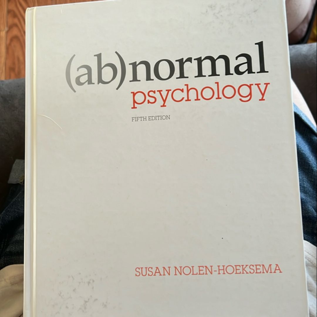(Ab)normal psychology 