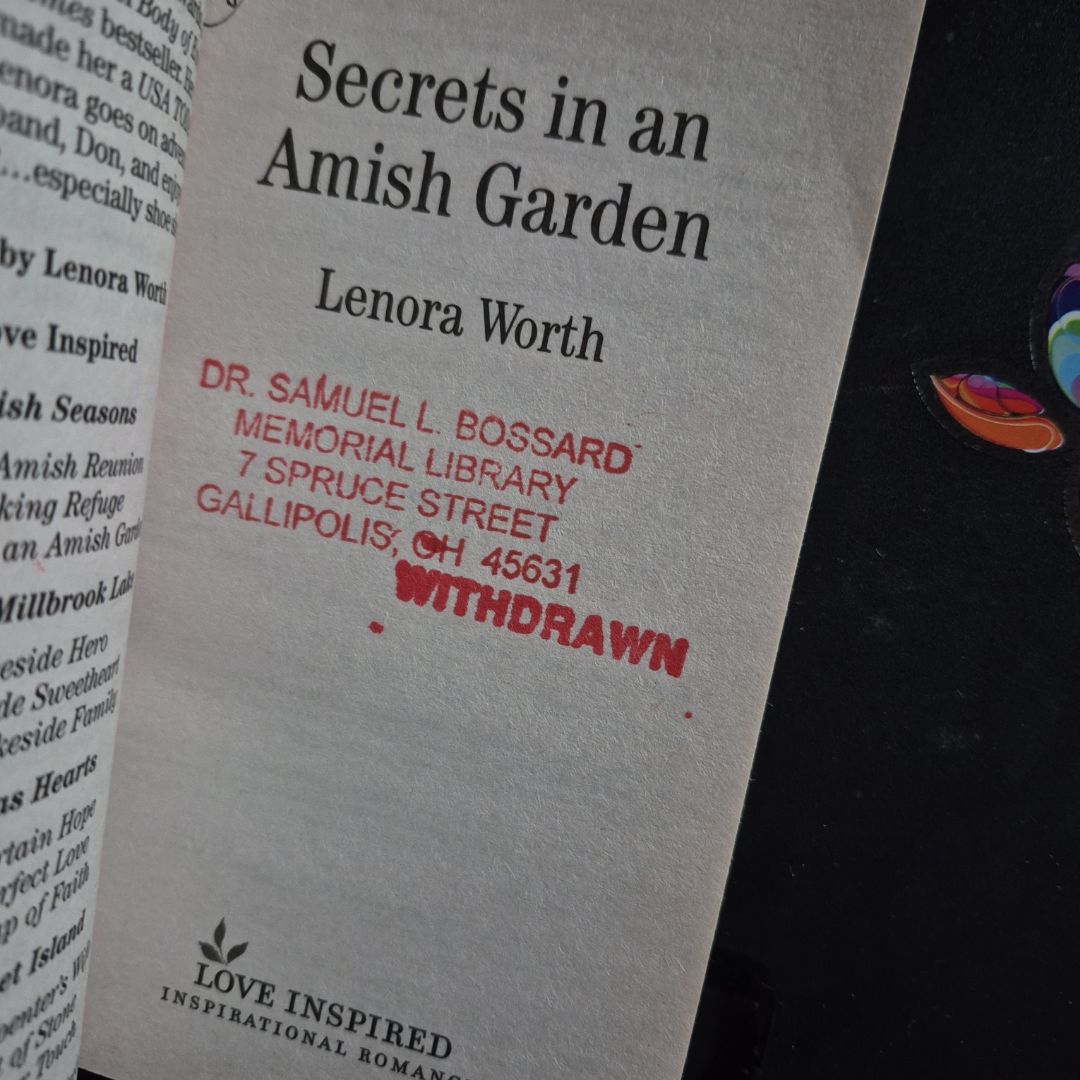 Secrets in an Amish Garden