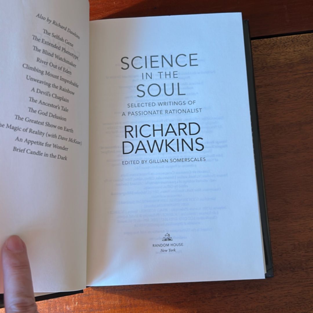 Science in the Soul (1st Ed/1st)