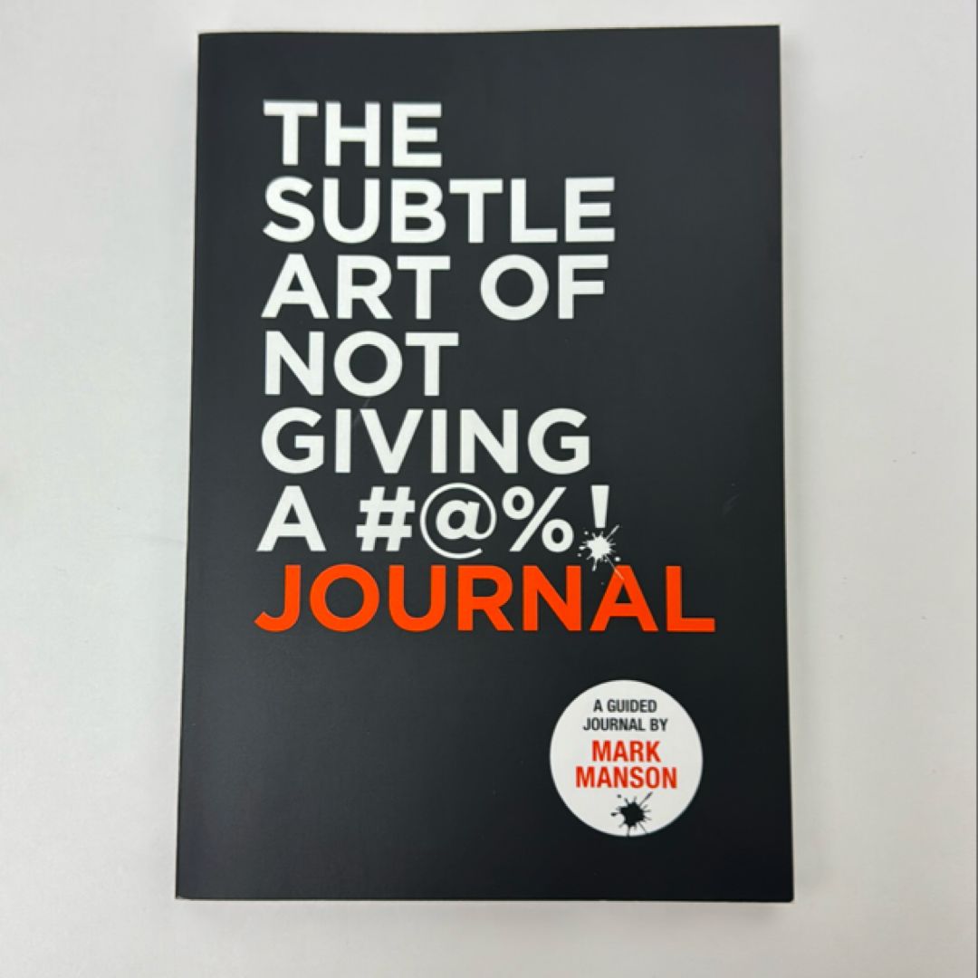 Subtle Art of Not Giving a #@%! Journal Merch Edition