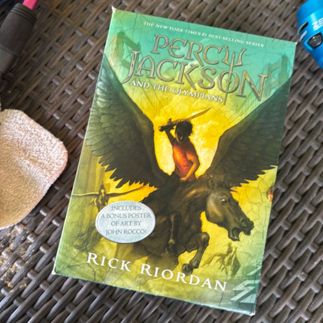 Percy Jackson and the Olympians 5 Book Paperback Boxed Set (new Covers W/poster)