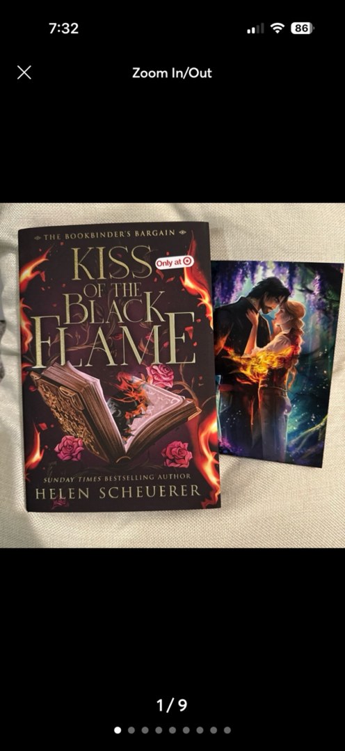 Kiss of the Black Flame - Target w/ art print