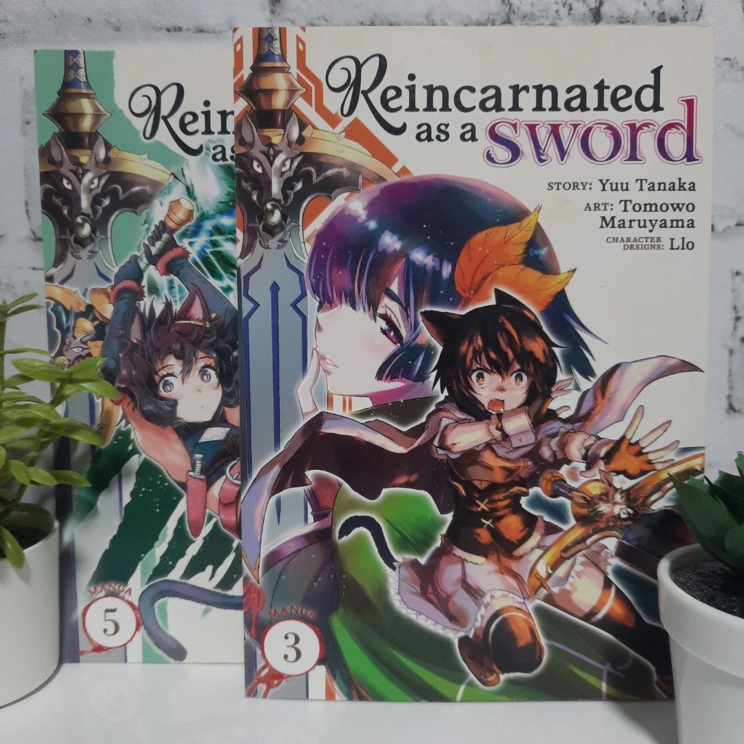 Reincarnated As a Sword (Manga) Vol. 3 and 5