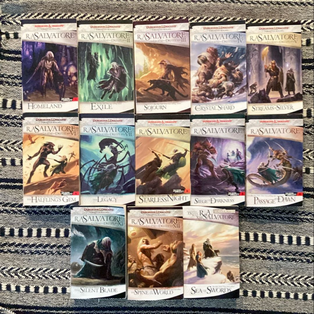 Forgotten realms Legend of Drizzt Series Books #1-13