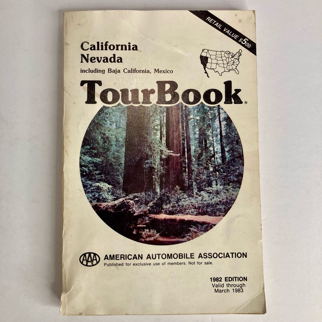 Tour Book—California, Nevada 1982 Edition