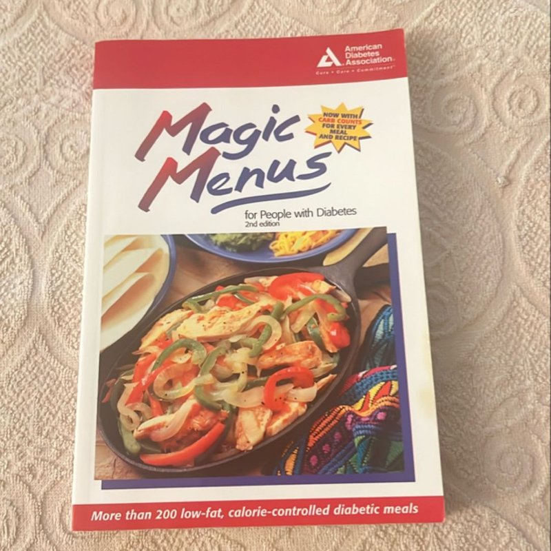 Magic Menus for People with Diabetes by American Diabetes Association