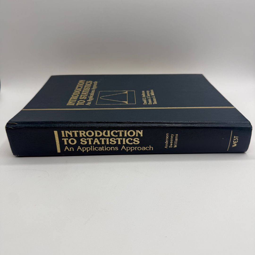 Introduction to Statistics by David R. Anderson, Thomas A. Williams ...