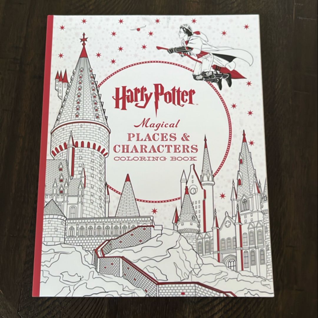 Harry Potter Magical Places and Characters Coloring Book