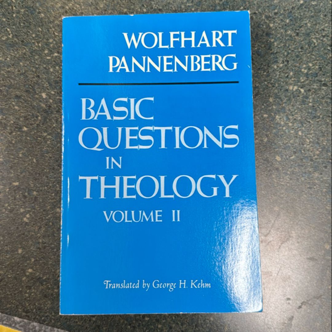 Basic Questions in Theology