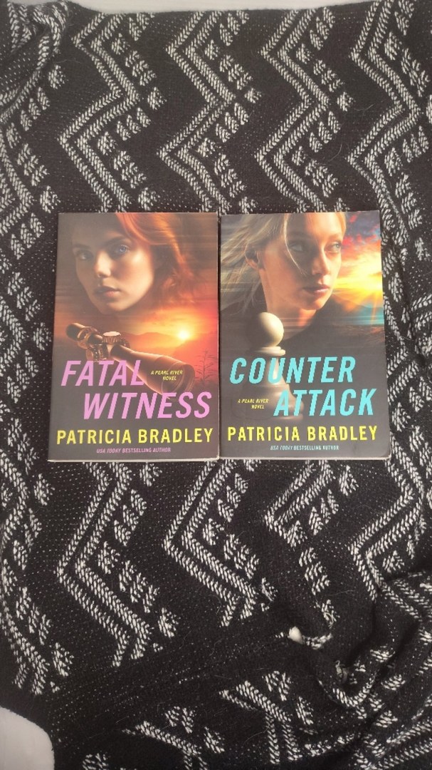  2 Book Lot Fatal Witness Counter Attack Pearl River Christian