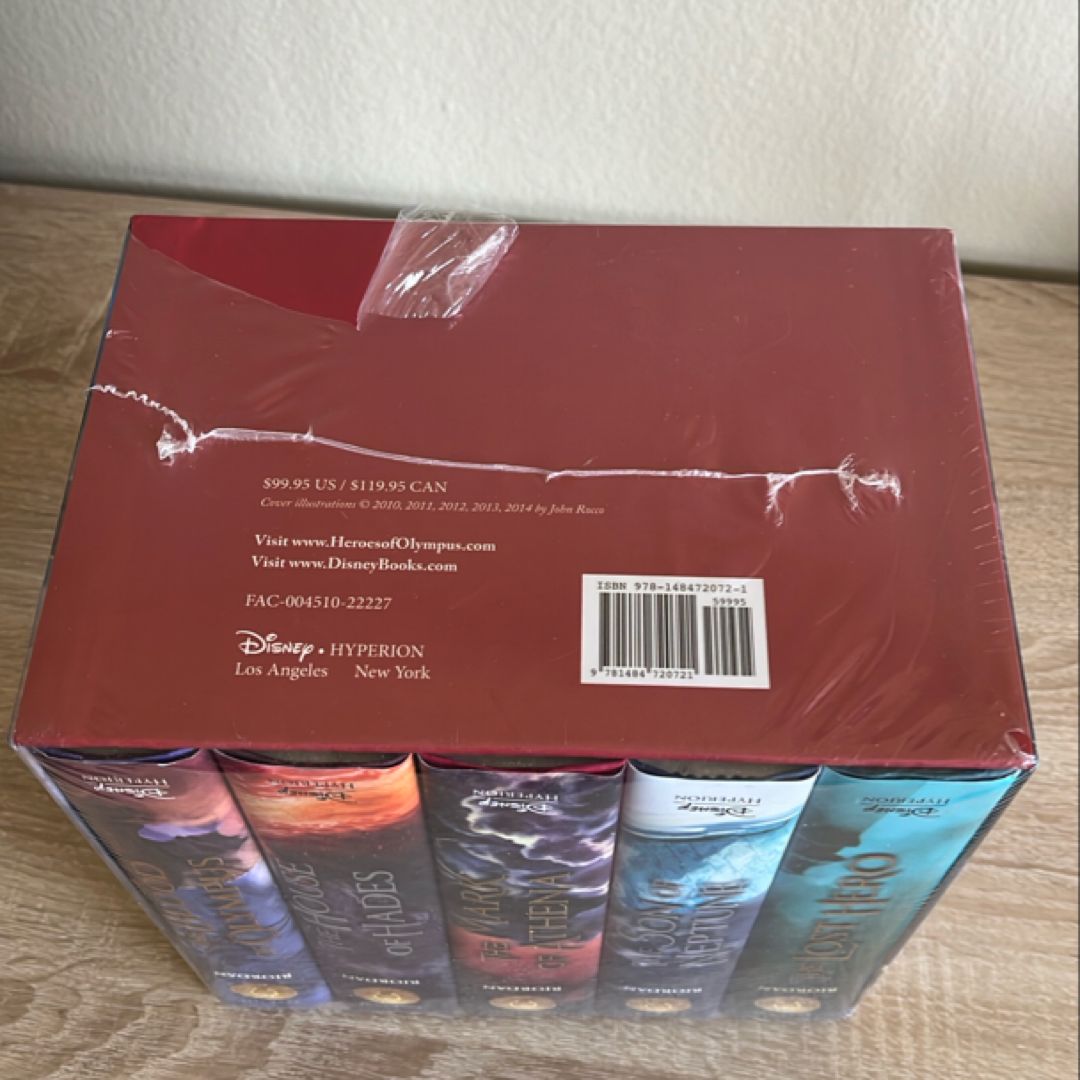 The Heroes of Olympus Paperback Boxed Set