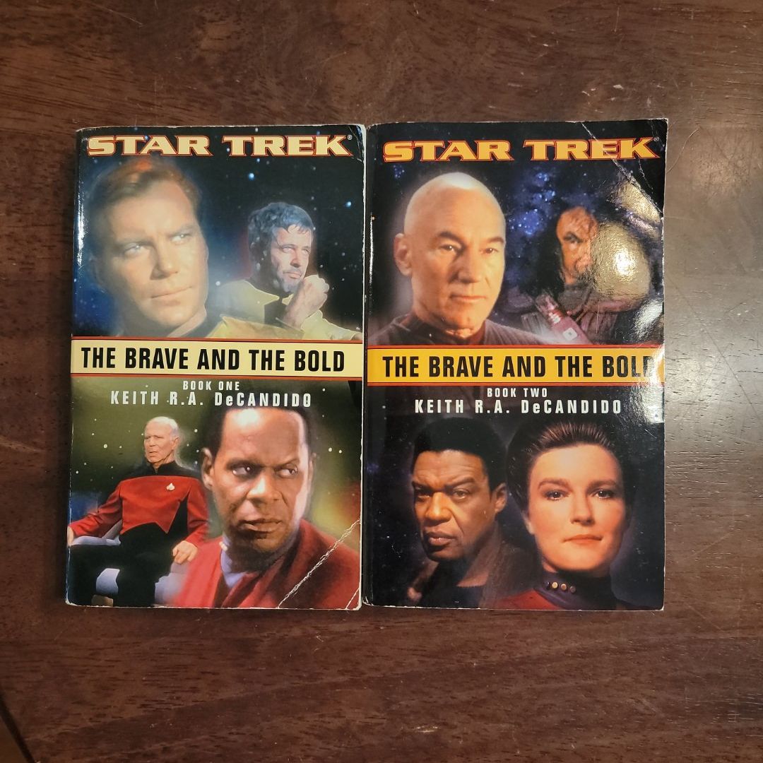 2 Book set of Star Trek The Brave and The Bold: Book 1 & 2