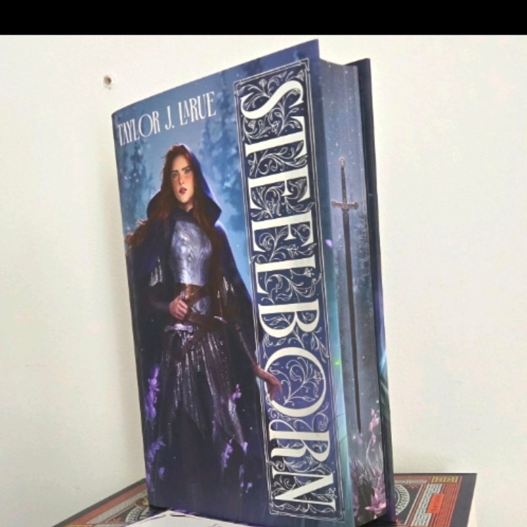Fairyloot steelborn adult fantasy romance exclusive signed special sprayed edges