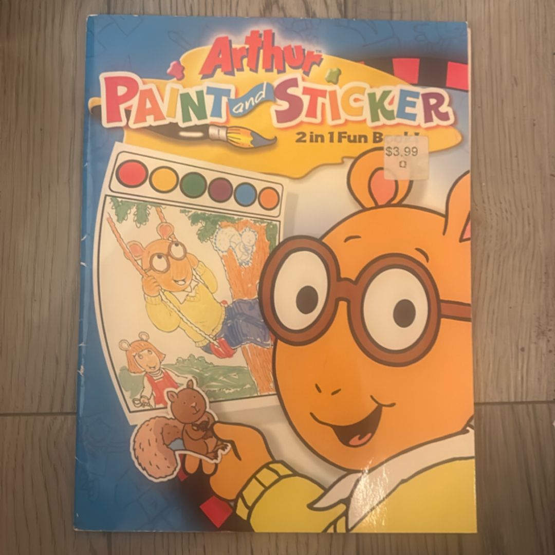 Arthur Two in One Book - Sticker/Pww