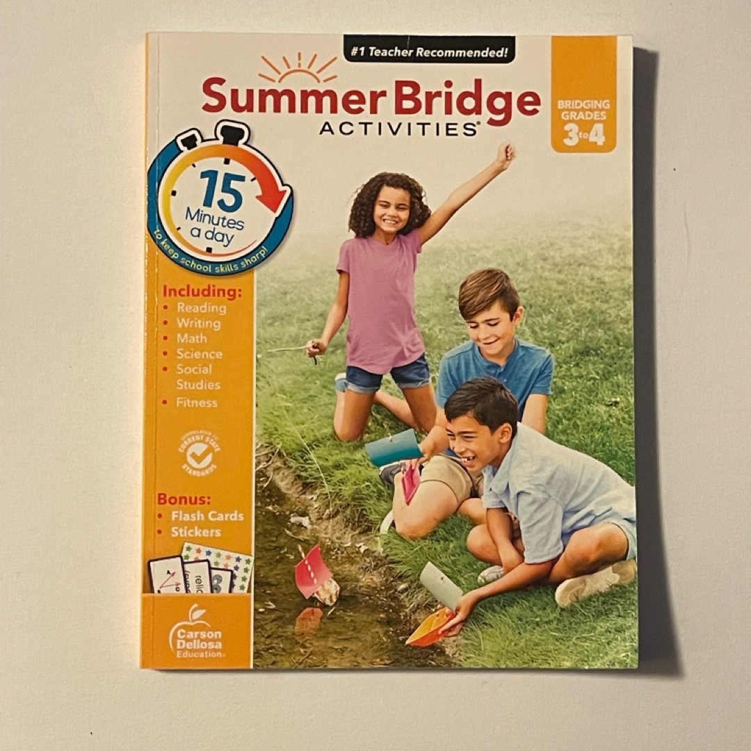 Summer Bridge Activities, Grades 3 - 4