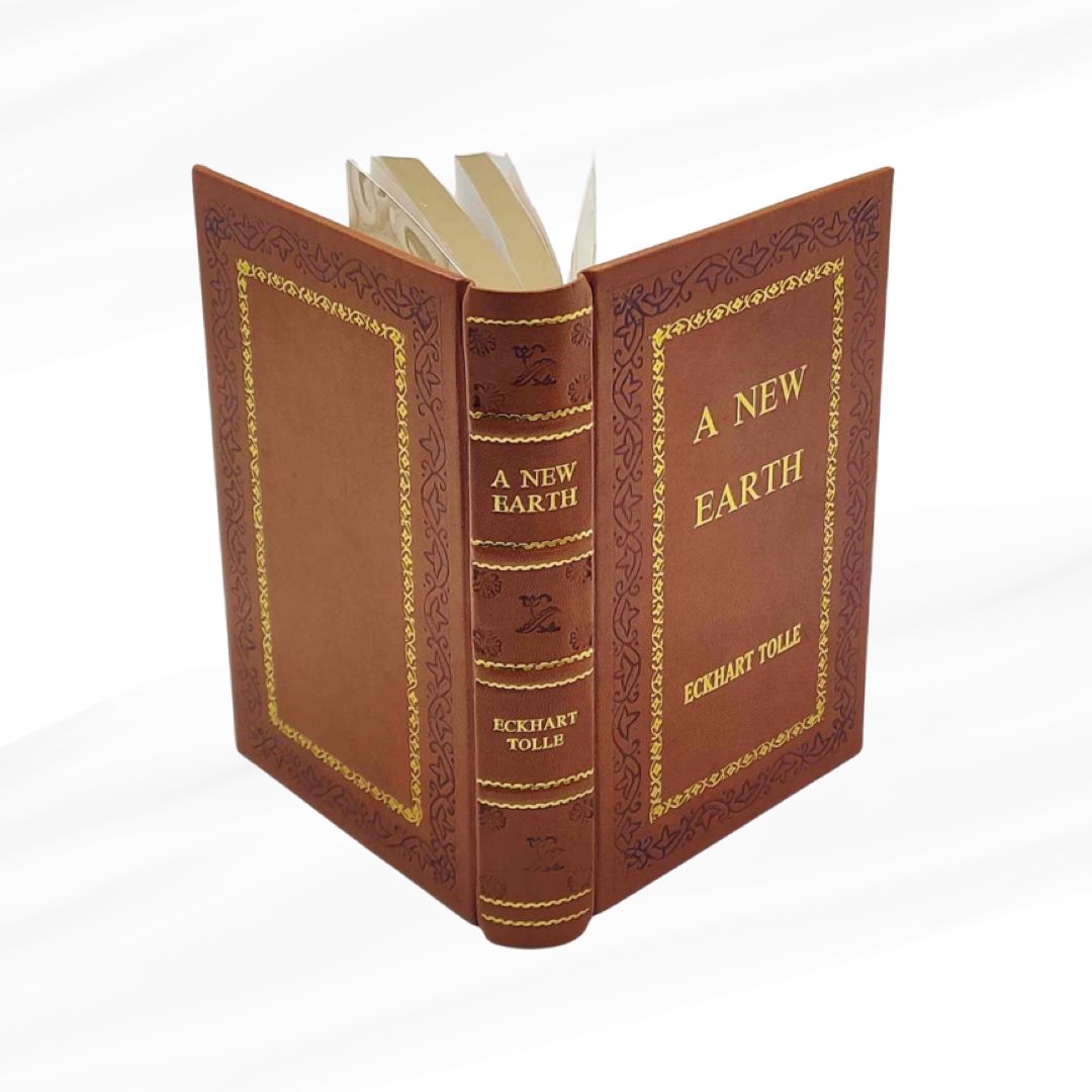 A New Earth by Eckhart Tolle Leather Bound Edition