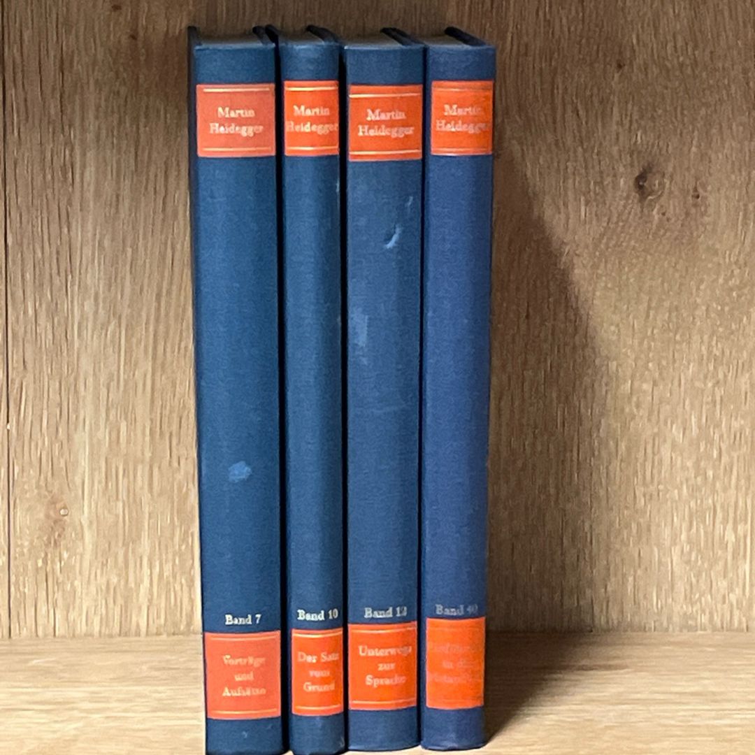 Martin Heidegger, Gesamtausgabe: 4 Volumes Sets Abteilungen: Veroffentlichte