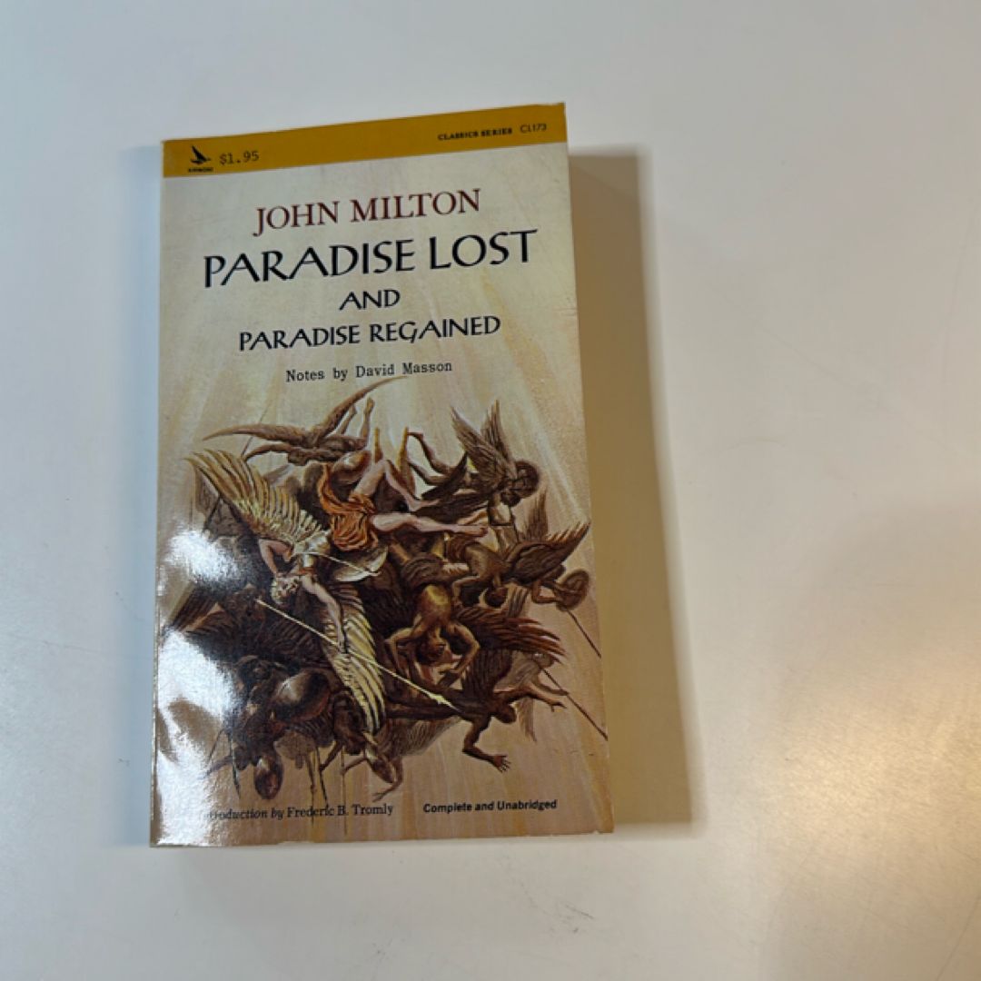 Paradise Lost and Paradise Regained