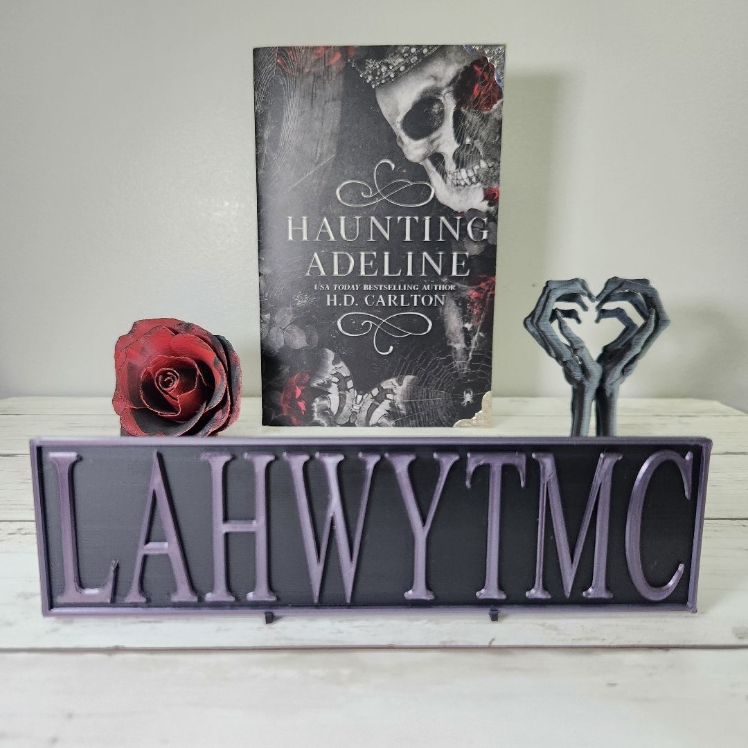 LAHWYTMC Bookshelf Sign - Haunting Adeline