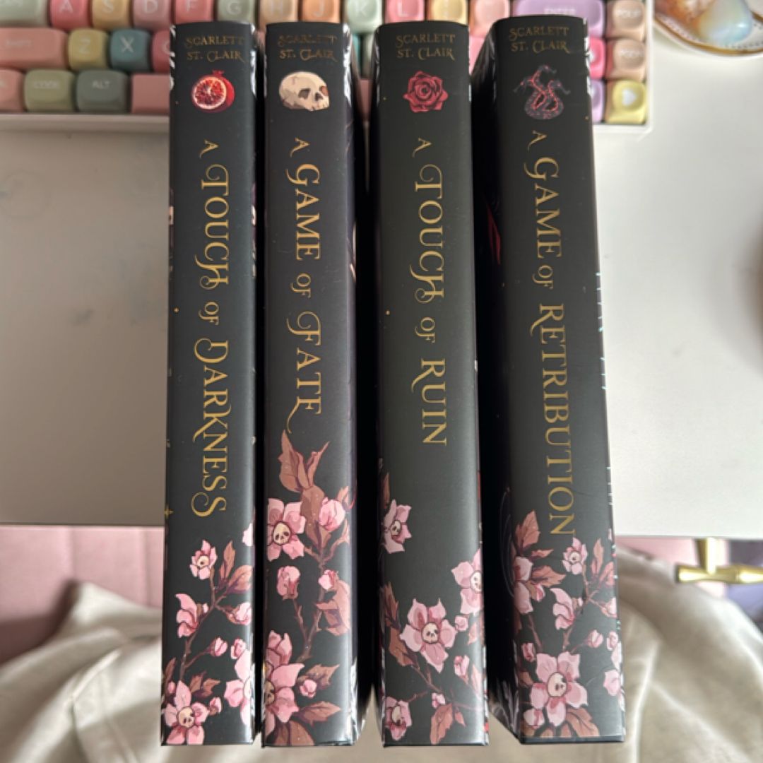 4 piece A Touch of Darkness Set BookishBox