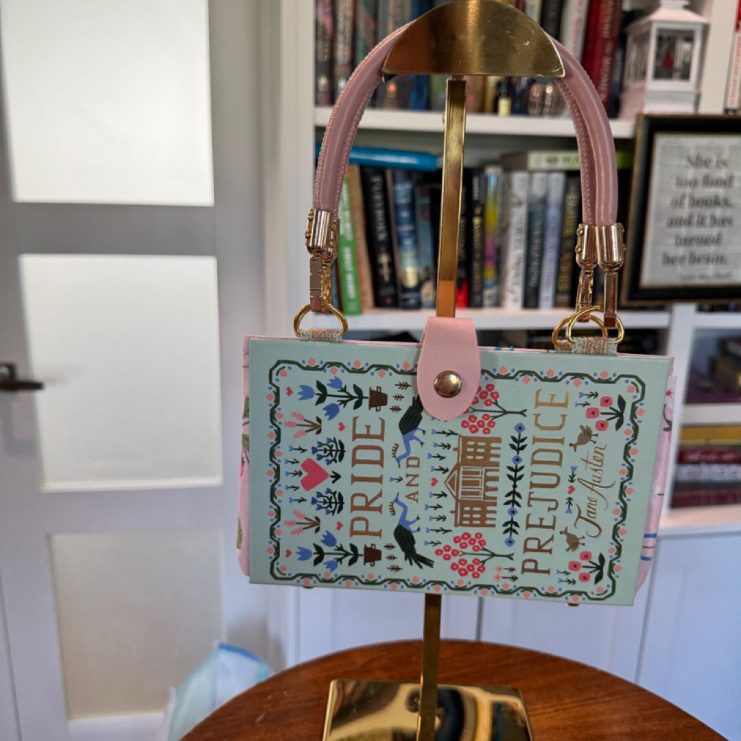 Pride and Prejudice Upcycled handmade purse