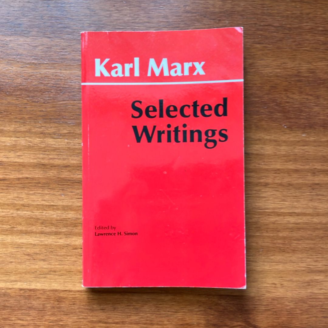 Marx: Selected Writings