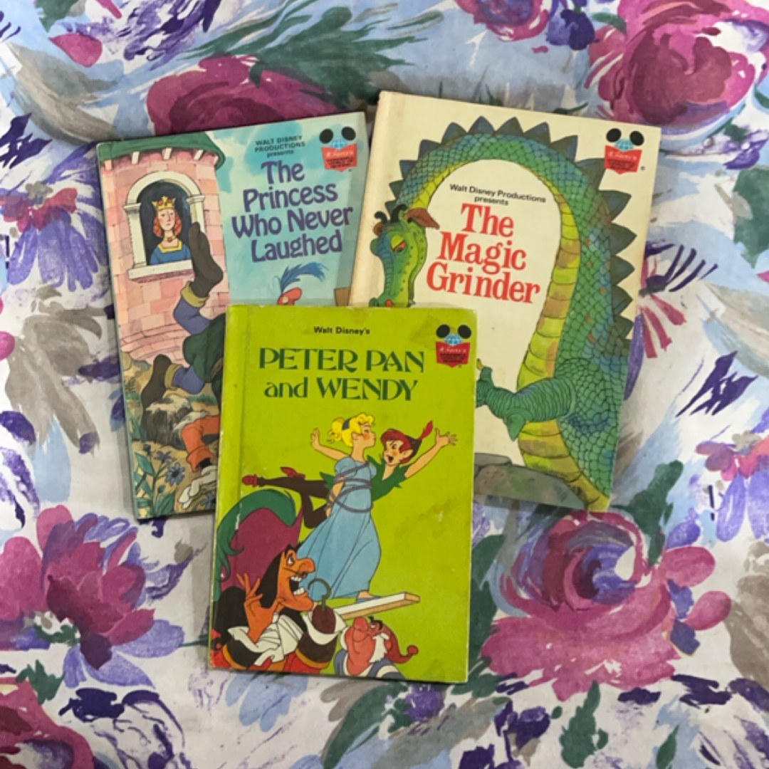 The princess who never laughed, The magic grinder and peter pan and wendy