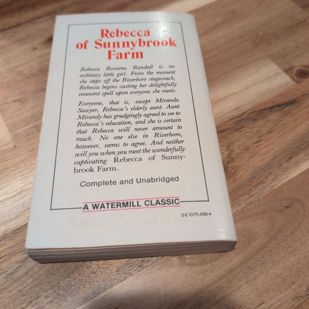 Rebecca of Sunnybrook Farm