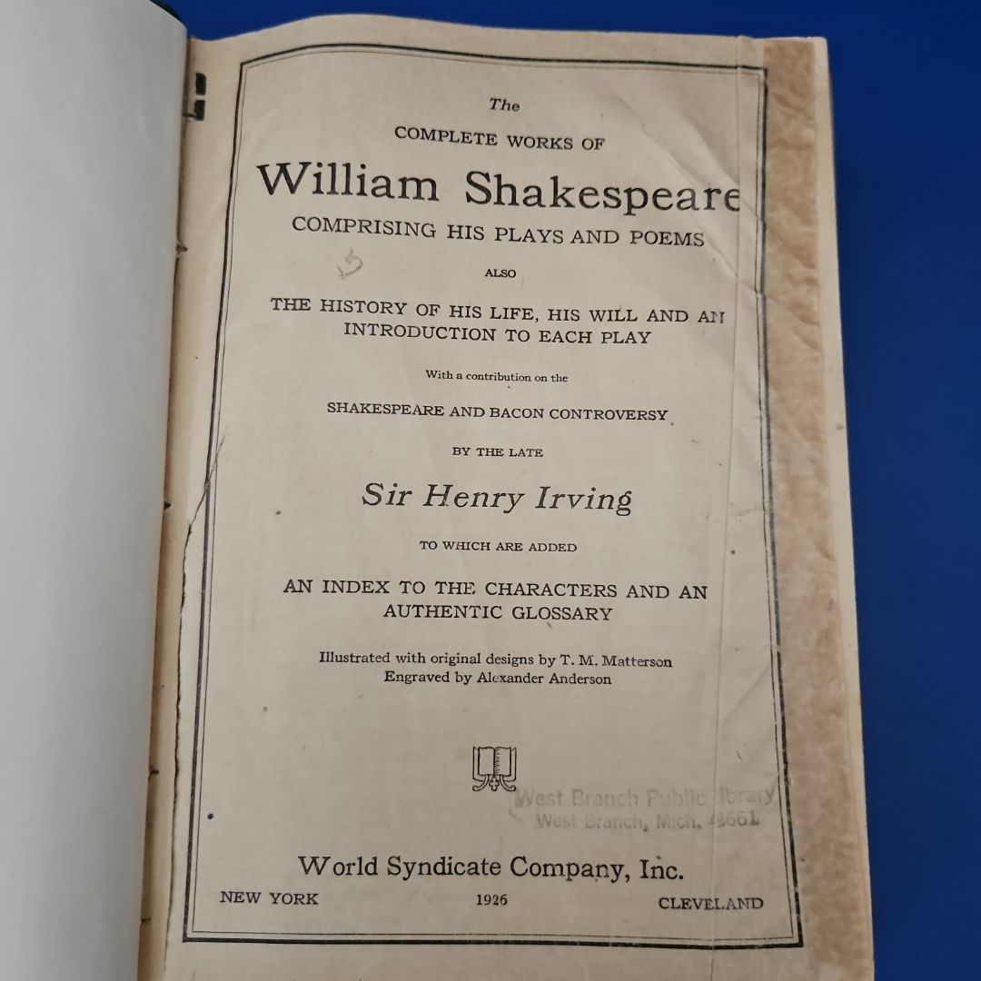 The Complete Works of WILLIAM SHAKESPEARE