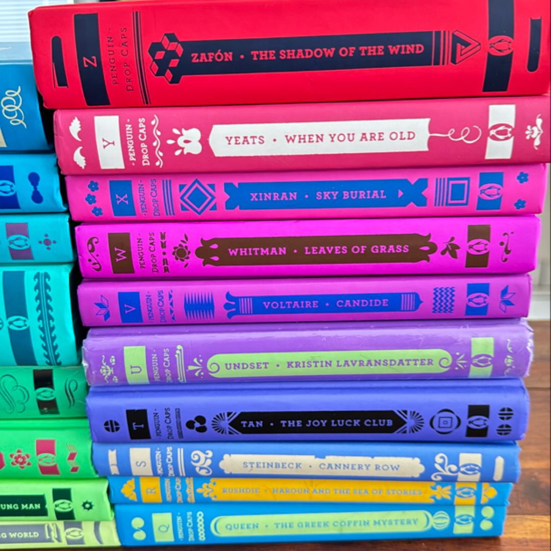 Penguin Drop Caps A to Z Complete Set by Various Authors