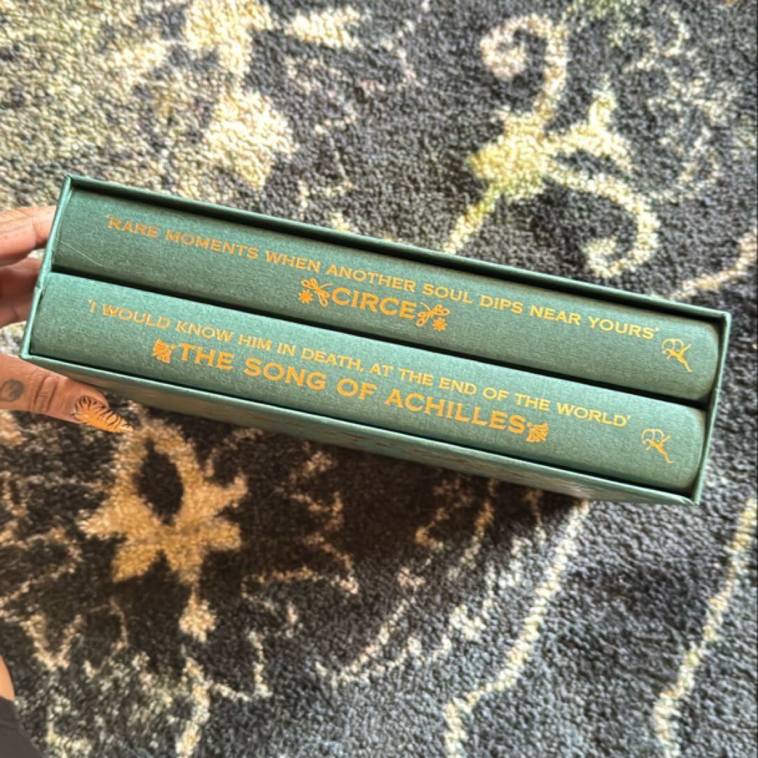 Illumicrate Editions of Circe & The Song of Achilles 