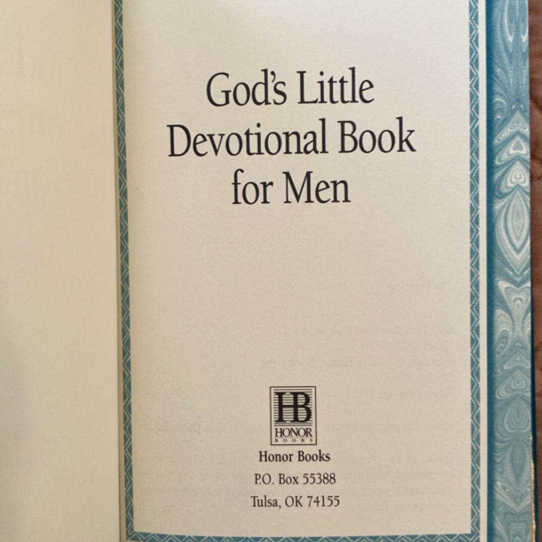 God's Little Devotional Book for Men
