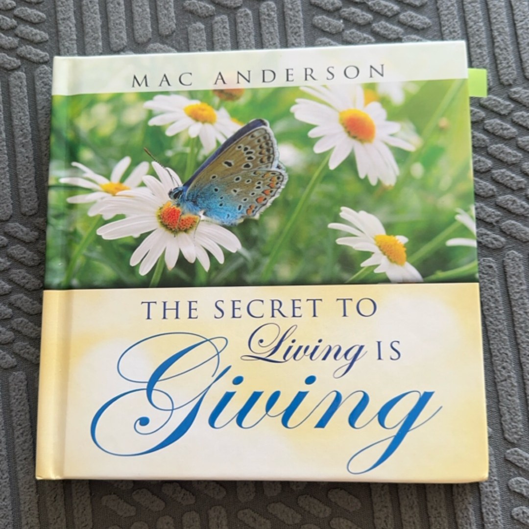 The Secret to Living is Giving
